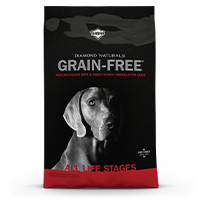 Diamond Naturals Grain Free All Life Stages Beef and Sweet Potato Formula 28 lb