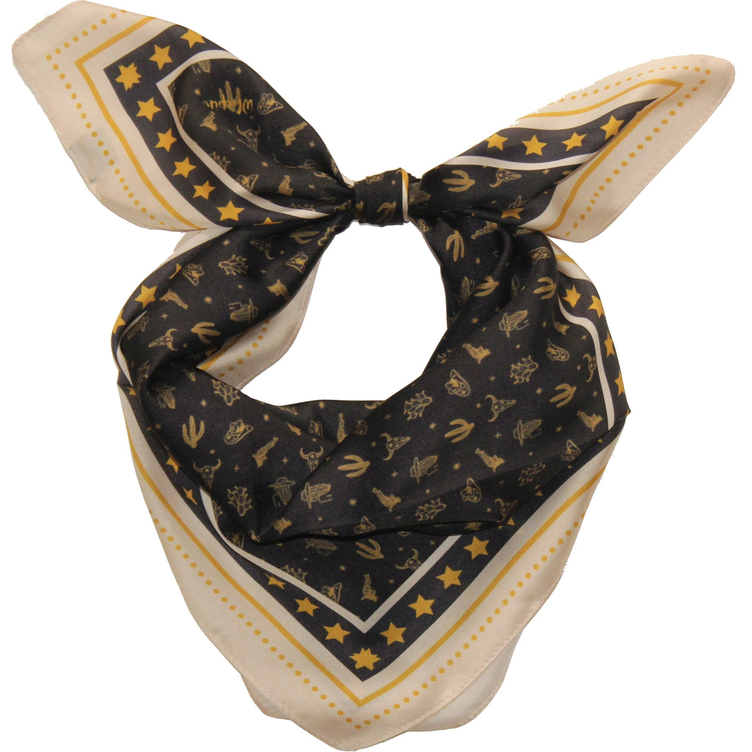 Black and Gold Boho Bandana