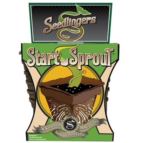 Seedlingers Start and Sprout Round Pots